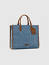 Denice Denim Tote Bag